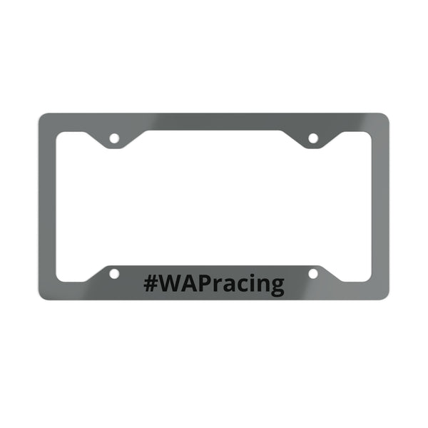 #WAPracing Metal License Plate Frame