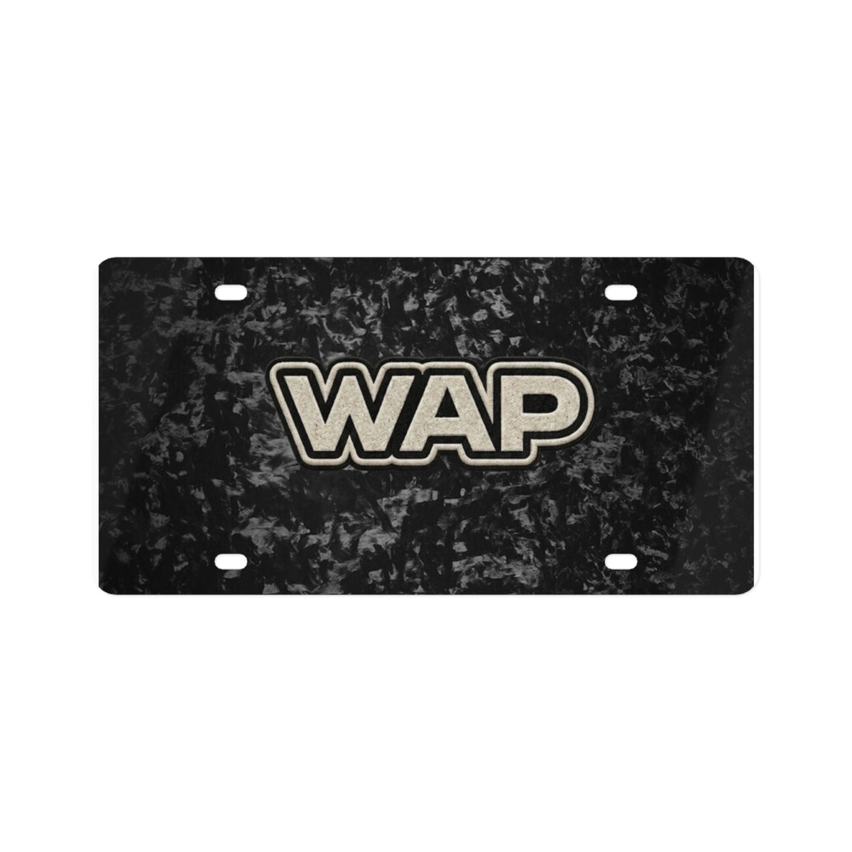 WAP vanity plate