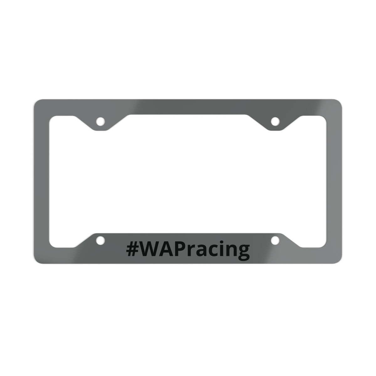 #WAPracing Metal License Plate Frame