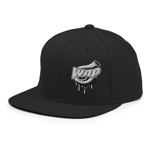 White WAP Snapback Hat